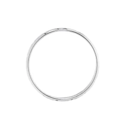 Alliance Fantaisie Ruban Plat Or Blanc
