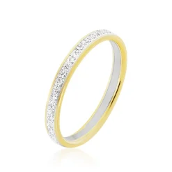 Alliance Fine Demi Jonc Classique Or Bicolore