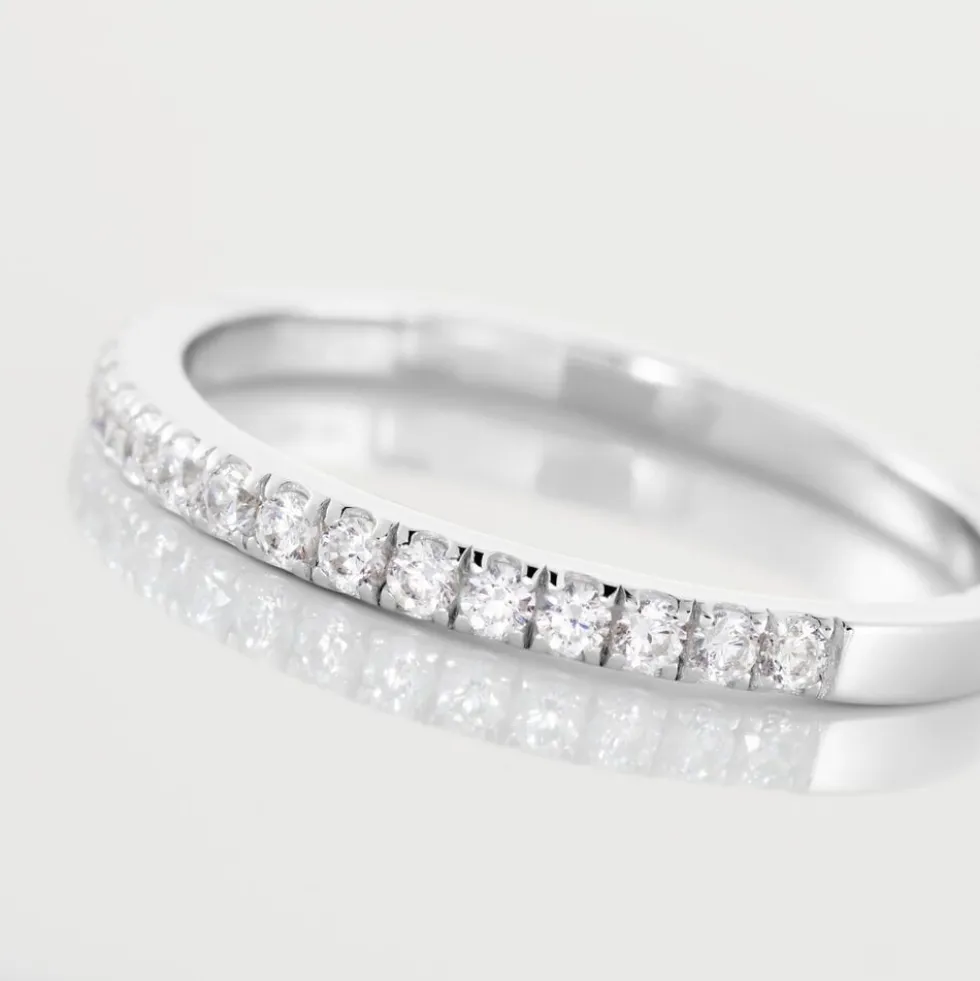 Alliance Florence Argent Blanc Oxyde De Zirconium