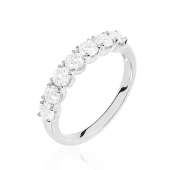 Alliance Hera Or Blanc Diamant