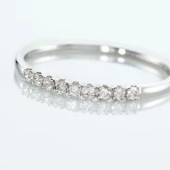 Alliance Hera Or Blanc Diamant