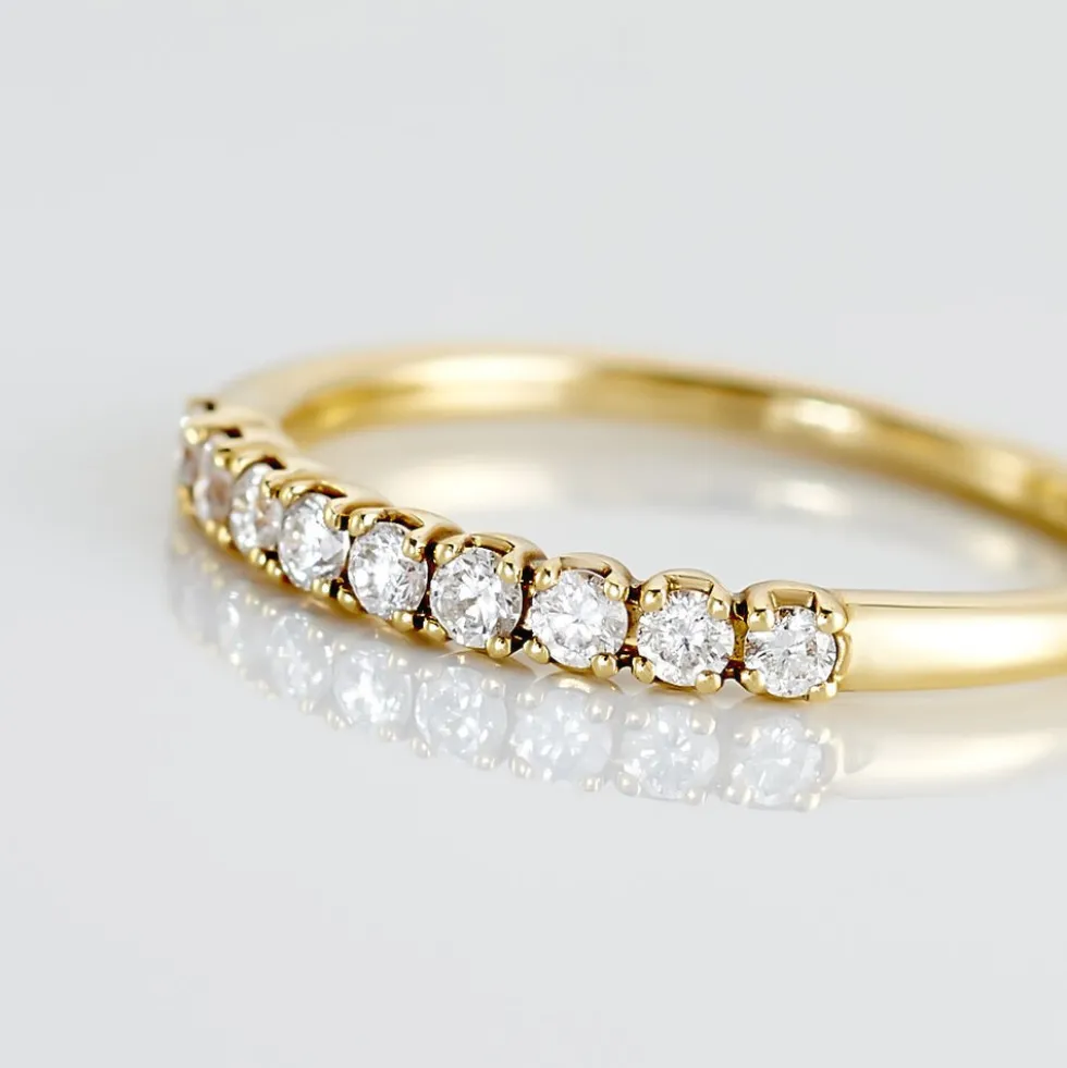 Alliance Hera Or Jaune Diamant
