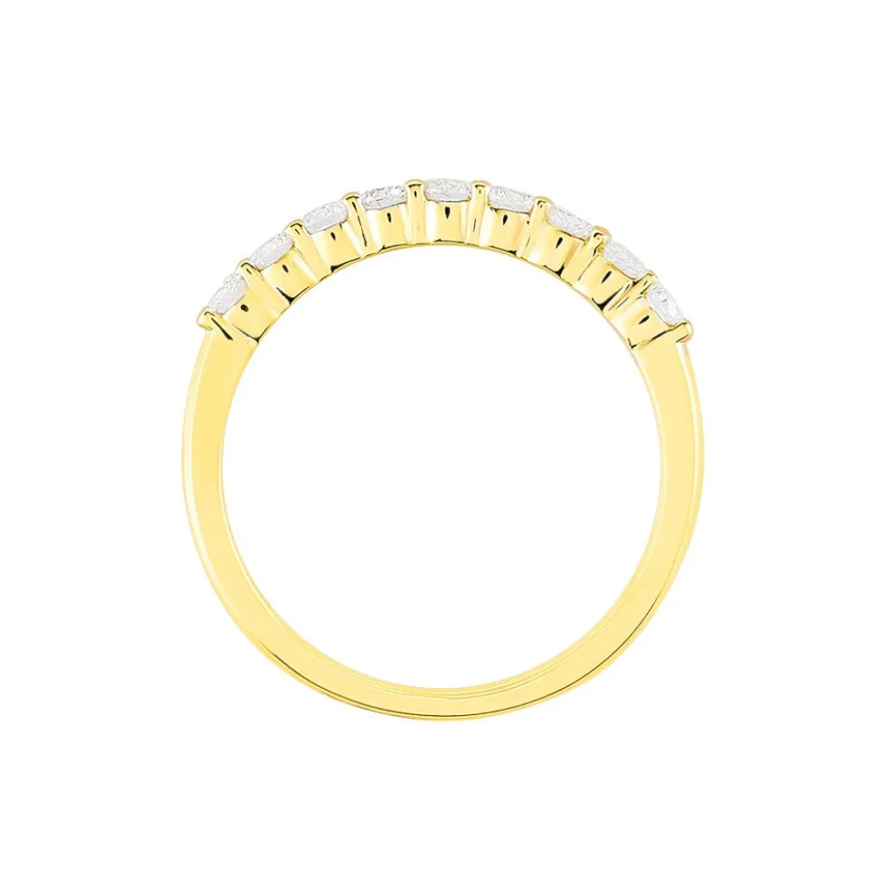 Alliance Hera Or Jaune Diamant