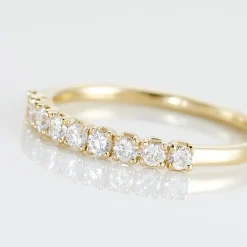 Alliance Hera Or Jaune Diamant