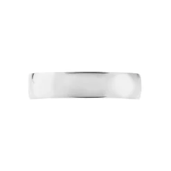 Alliance Irais Demi Jonc Classique Or Blanc