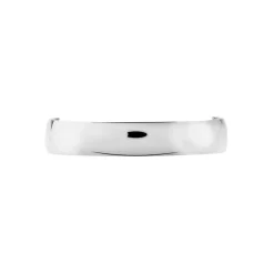 Alliance Irais Demi Jonc Classique Or Blanc