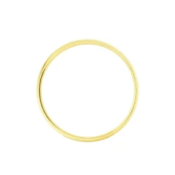 Alliance Irais Demi Jonc Classique Or Jaune