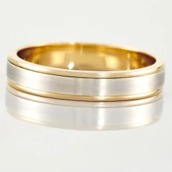 Alliance Markei Ruban Plat Or Bicolore