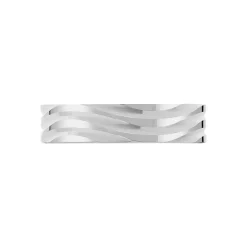 Alliance Naidy Ruban Plat Argent Blanc