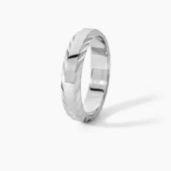 Alliance Nene Ruban Plat Argent Blanc