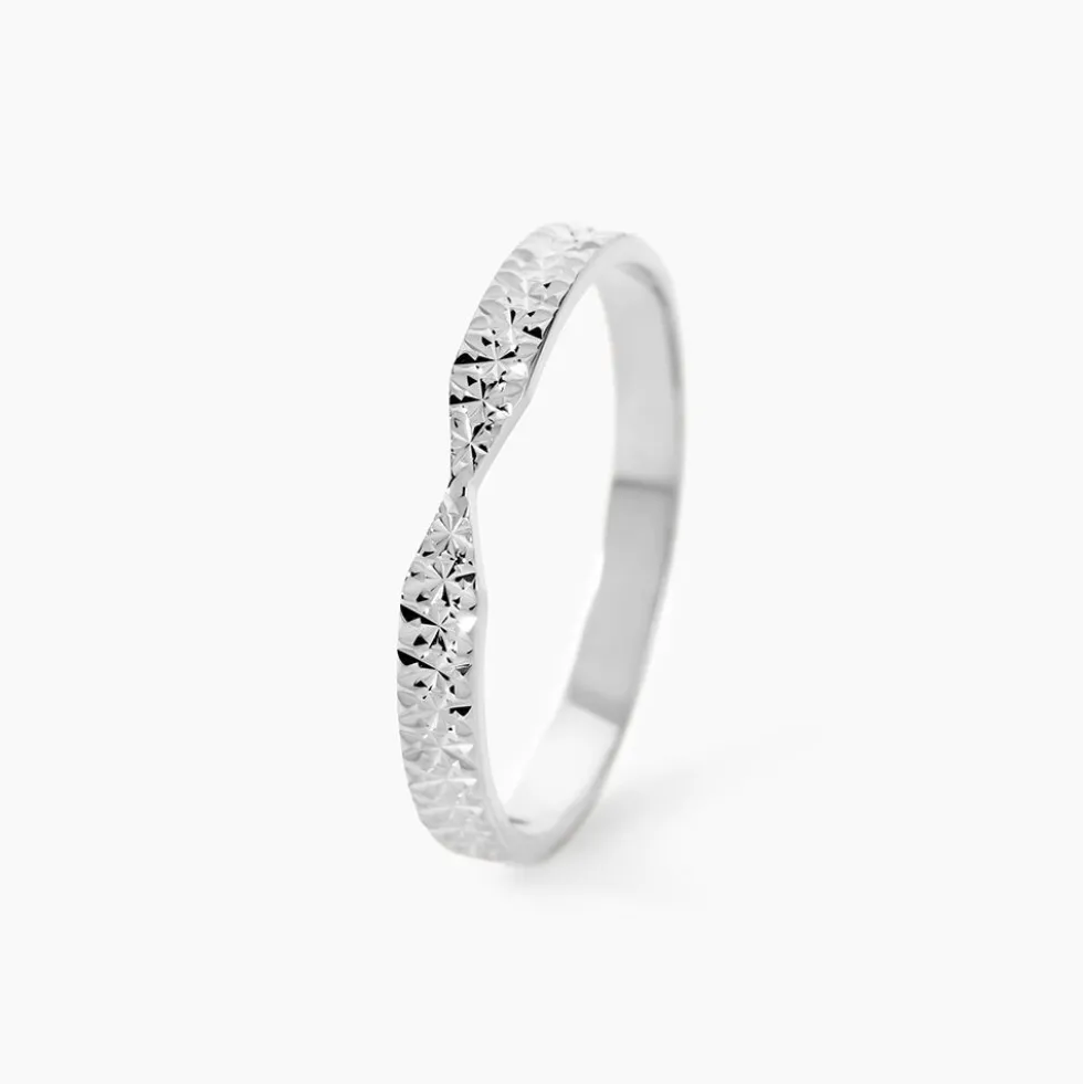Alliance Or Blanc Diamantee