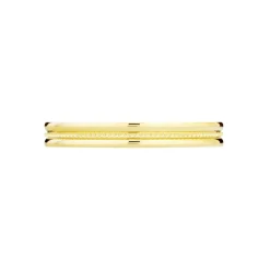 Alliance Perlee Ruban Plat Or Jaune
