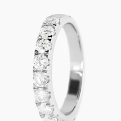 Alliance Pristina Ld Platine Blanc Diamant Synthétique