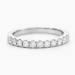 Alliance Pristina Ld Platine Blanc Diamant Synthétique