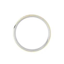 Alliance Serti Grains Ajoures Or Bicolore Diamant