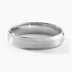 Alliance Berit Palladium Ruban Biseauté