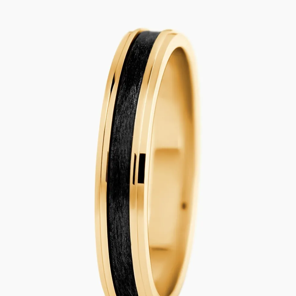 Alliance Camille Ruban Plat Or Jaune