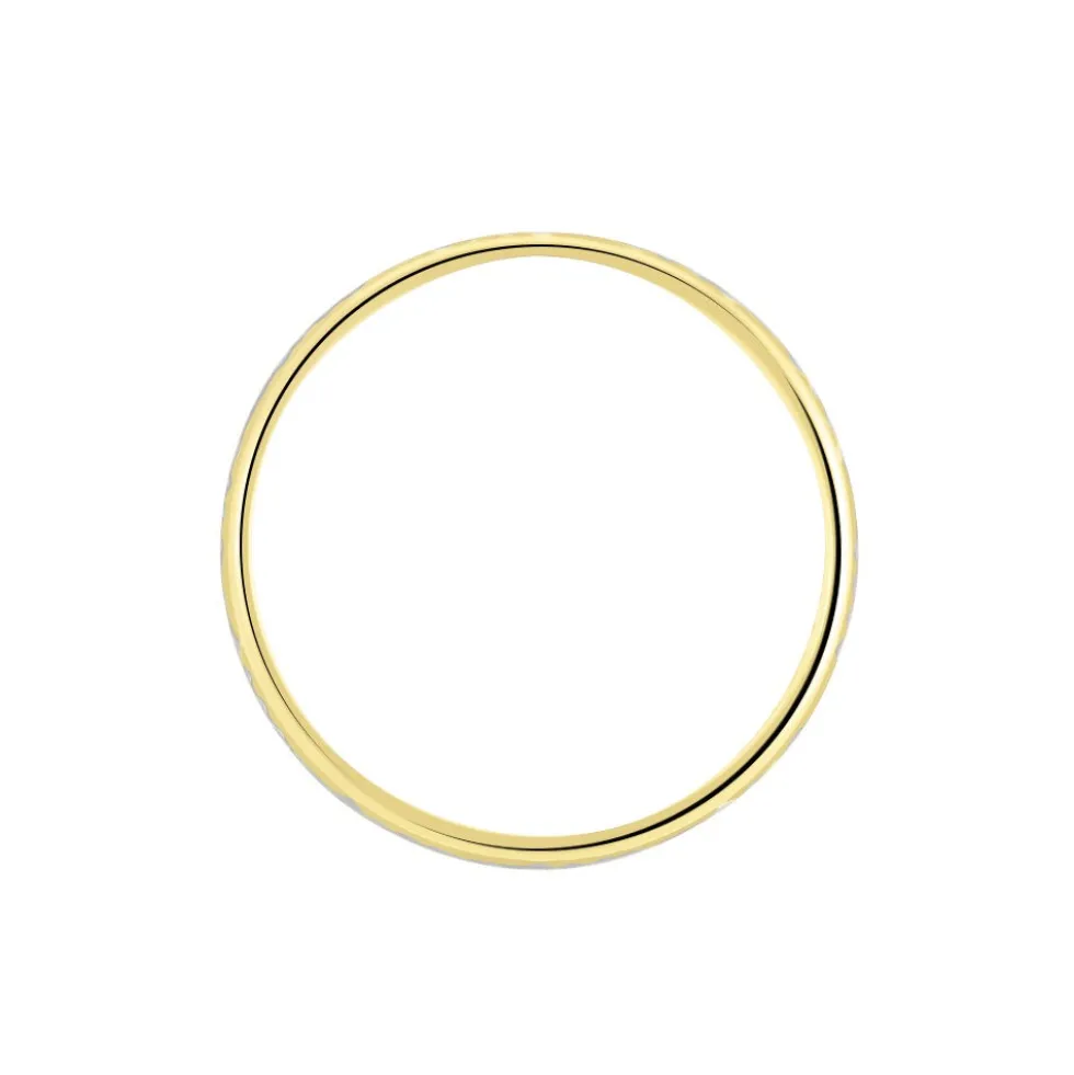 Alliance Cesarius Ruban Plat Or Bicolore