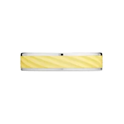 Alliance Cleonice Ruban Plat Or Bicolore