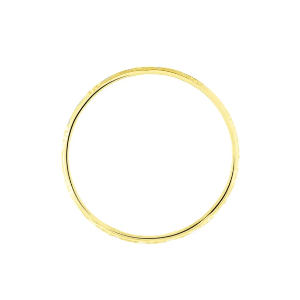 Alliance Clotilde Ruban Plat Or Bicolore