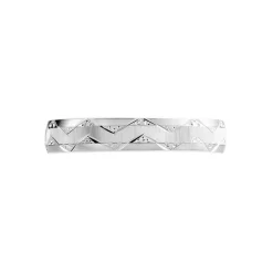 Alliance Clotilde Ruban Plat Or Blanc