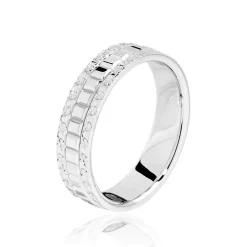 Alliance Herma Ruban Plat Or Blanc