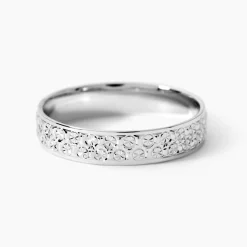 Alliance Herveva Ruban Plat Or Blanc
