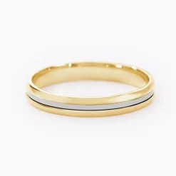 Alliance Jodelle Ruban Plat Or Bicolore