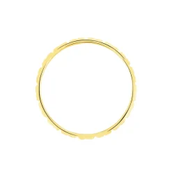 Alliance Marya Carree Diamantee Ruban Plat Or Jaune