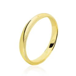 Alliance Meggie Demi Jonc Classique Or Jaune