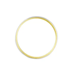 Alliance Miroir Ruban Plat Or Bicolore