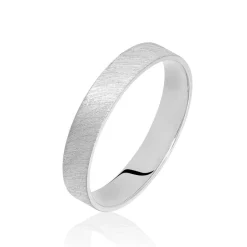 Alliance Palla Givree Ruban Plat Palladium Blanc