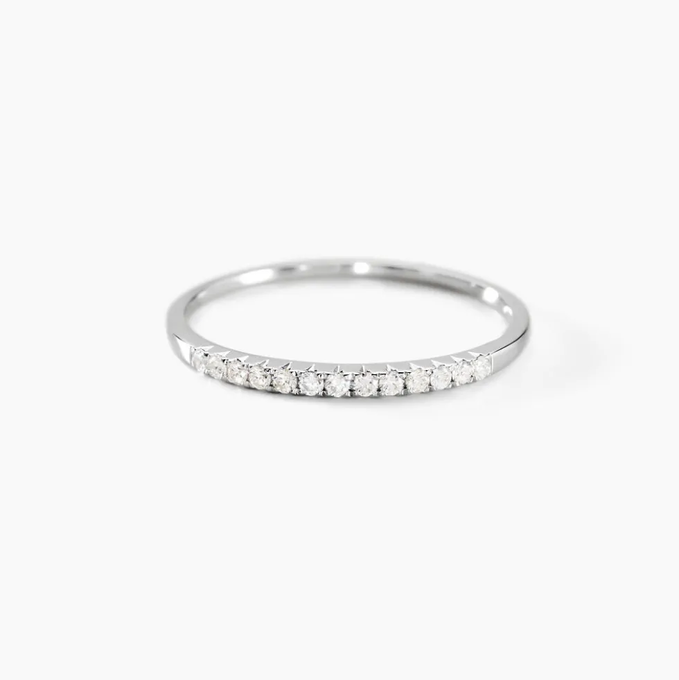Alliance Pristina Or Blanc Diamant
