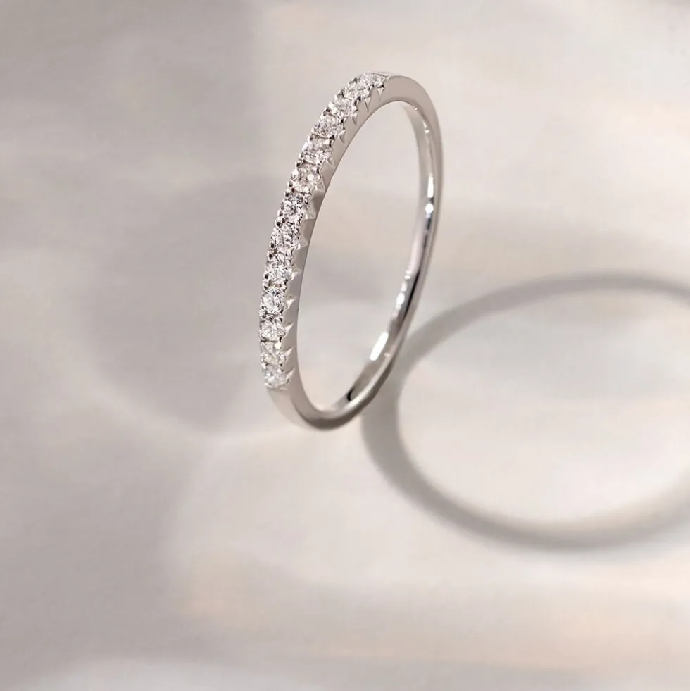 Alliance Pristina Or Blanc Diamant