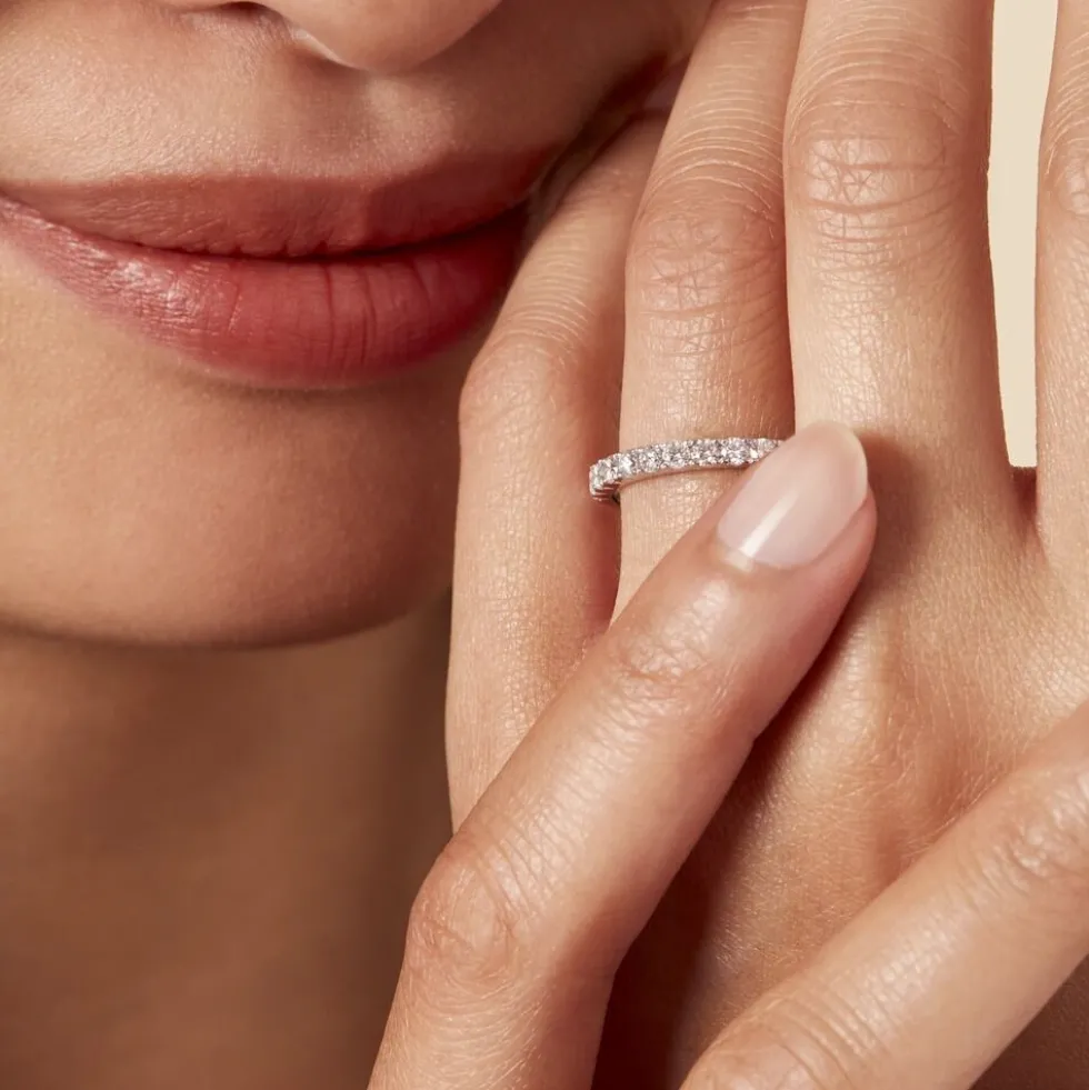 Alliance Pristina Or Blanc Diamant
