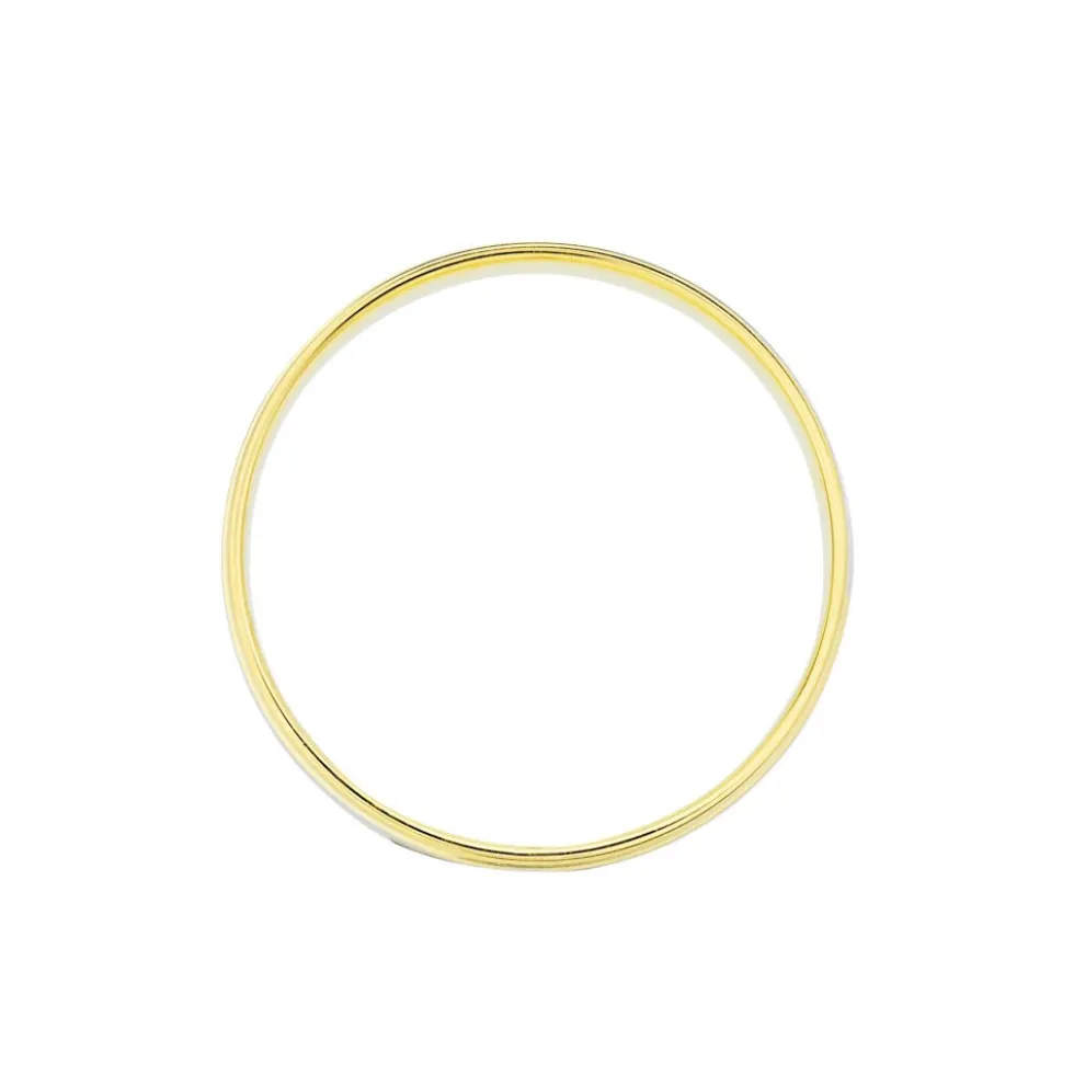 Alliance Romaine Ruban Plat Or Bicolore