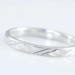 Alliance Samiha Ruban Plat Or Blanc