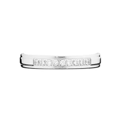 Alliance Serti Pave Or Blanc Diamant