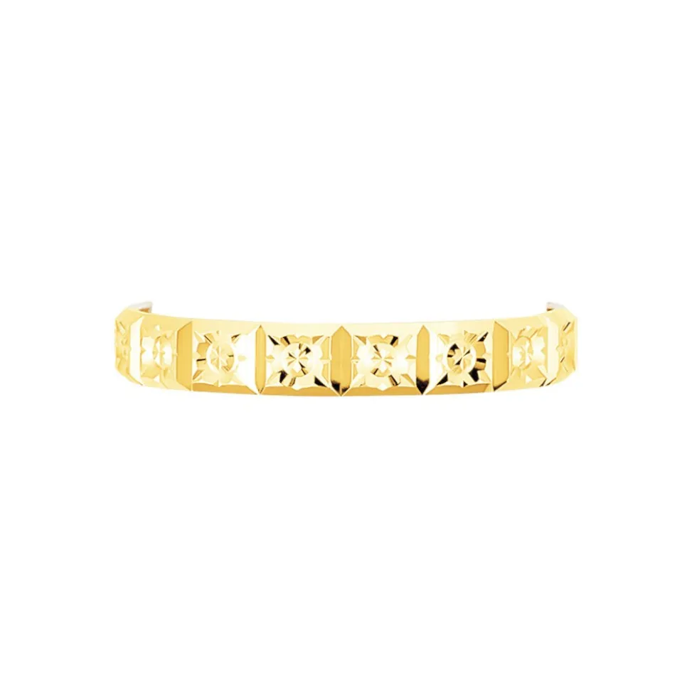 Alliance Venessa Ruban Plat Or Jaune