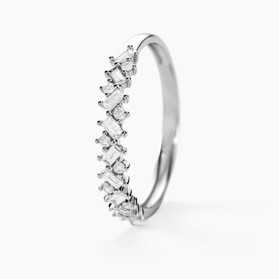 Alliance Vicentius Or Blanc Diamant Synthétique