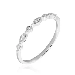 Alliance Vijay Or Blanc Diamant