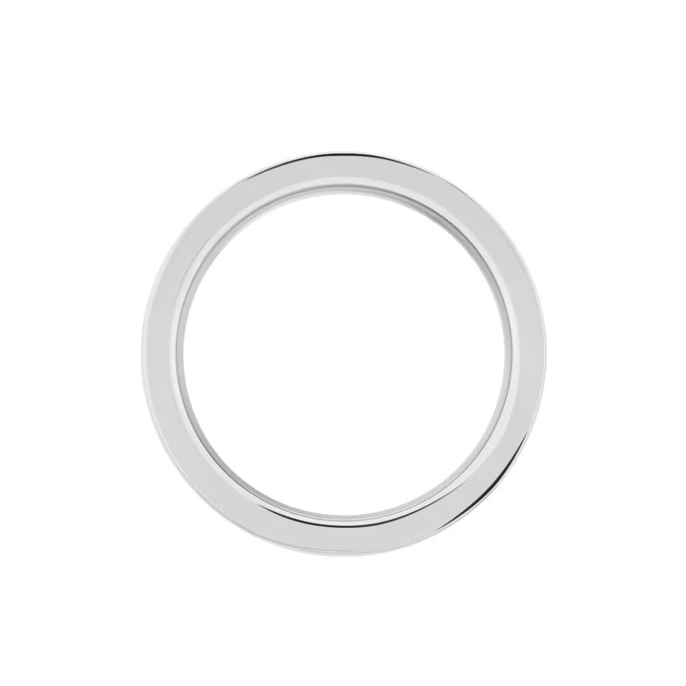 Bague Acier Blanc