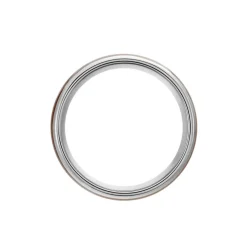 Bague Acier Blanc Ianis
