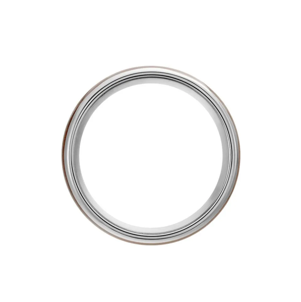 Bague Acier Blanc Ianis