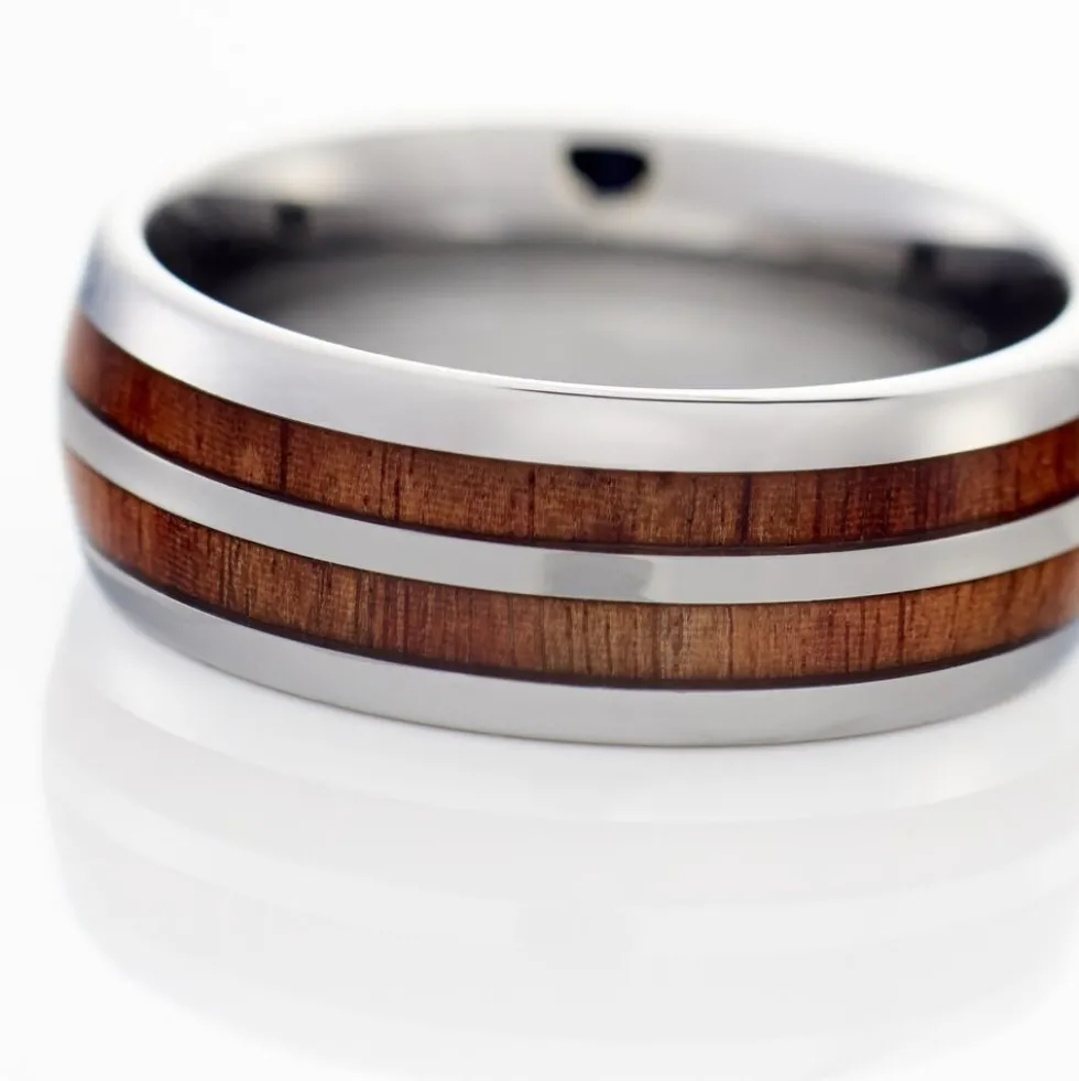 Bague Acier Blanc Ianis