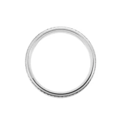 Bague Acier Blanc Jesper