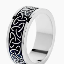 Bague Acier Blanc Ugo