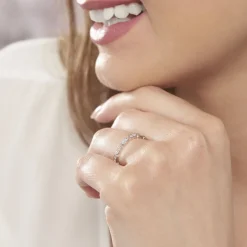 Bague Adali Argent Blanc Oxyde De Zirconium