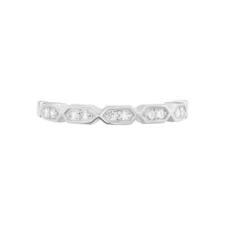 Bague Adali Argent Blanc Oxyde De Zirconium