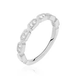 Bague Adali Argent Blanc Oxyde De Zirconium
